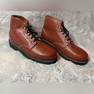 Vintage Goodyear Welt Outdoor Exchange by Montgomery Ward Leather Work Size 8.5E